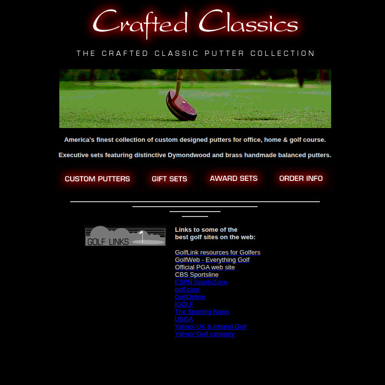 Screenshot of craftedclassics.com
