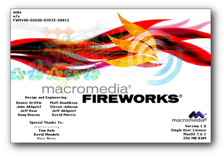 Macromedia Fireworks 1 icon