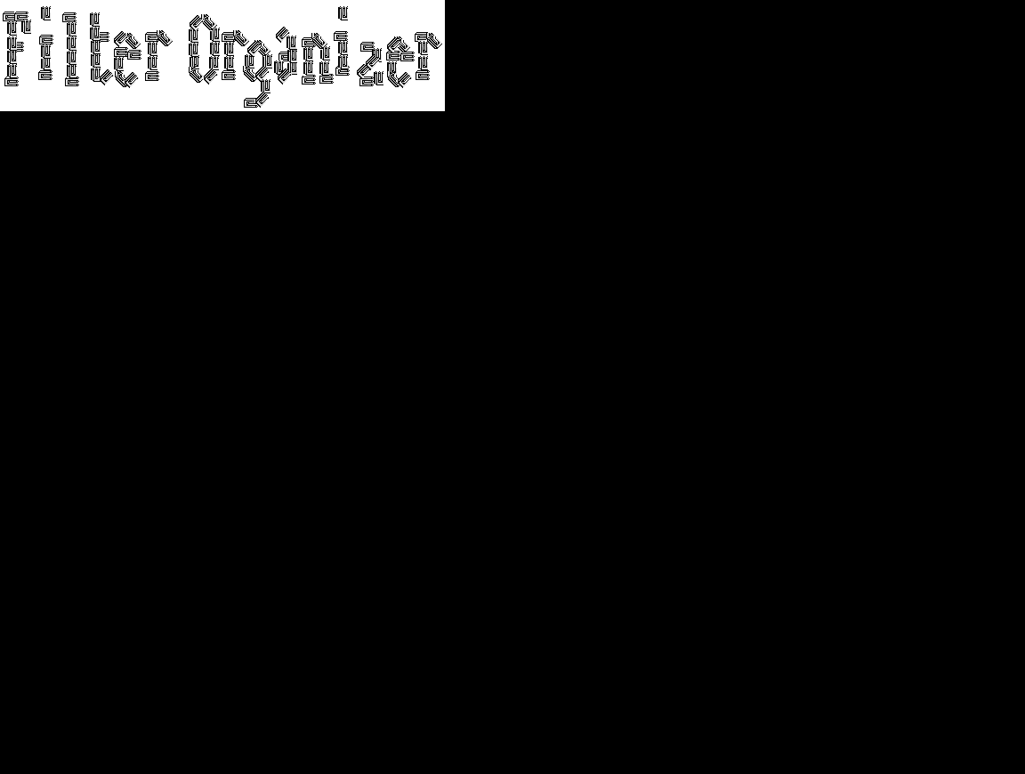 Filter Organizer screenshot 1