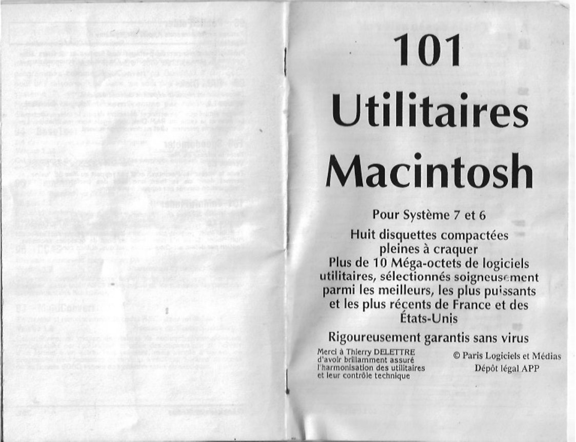 101 Utilitaires Manuel
