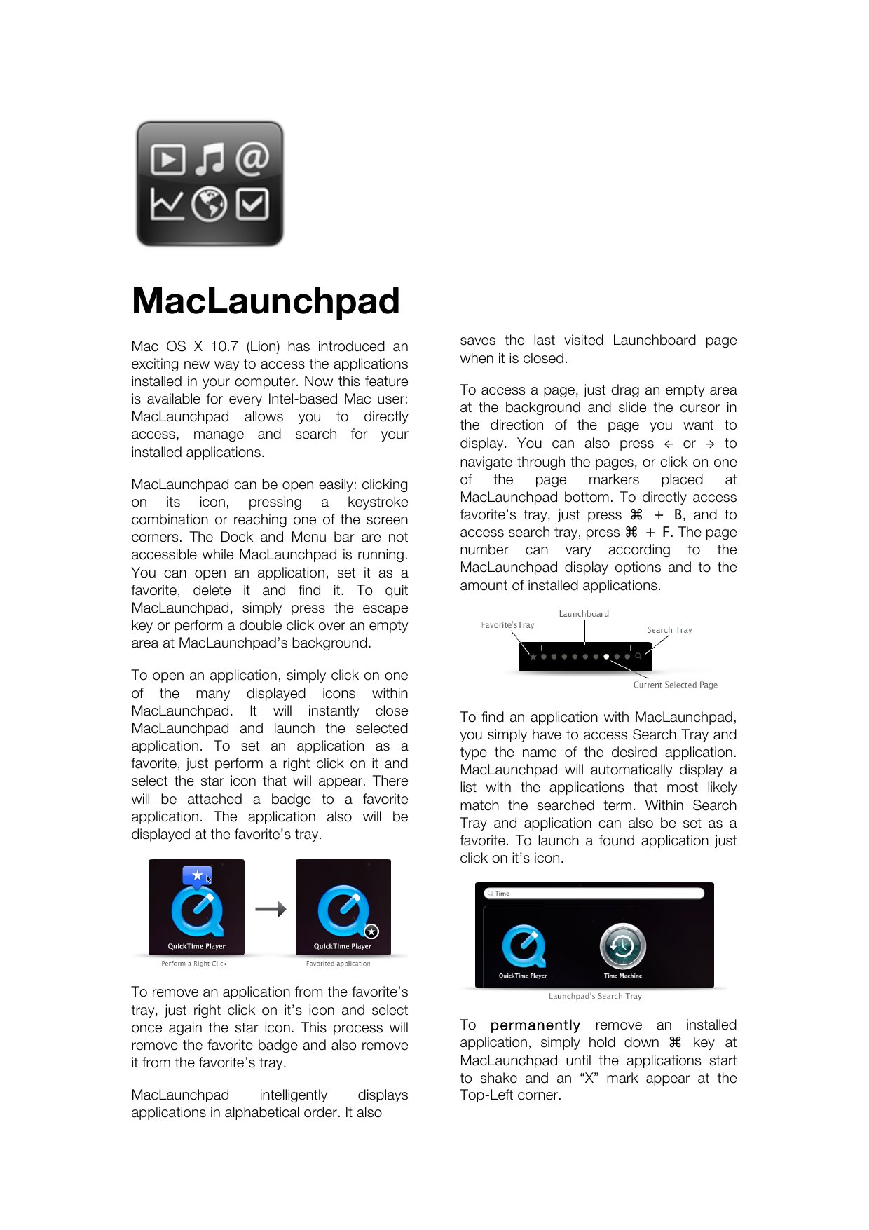 About MacLaunchpad
