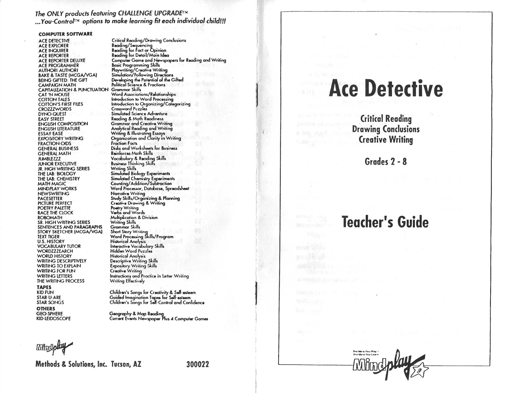 Ace Detective Manual
