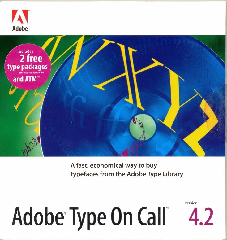 Adobe Type on Call 4.2