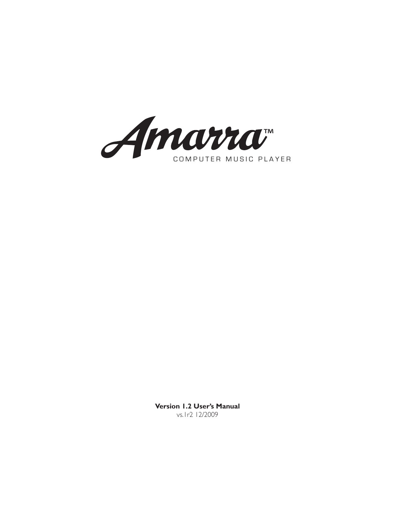 Amarra User Manual 12