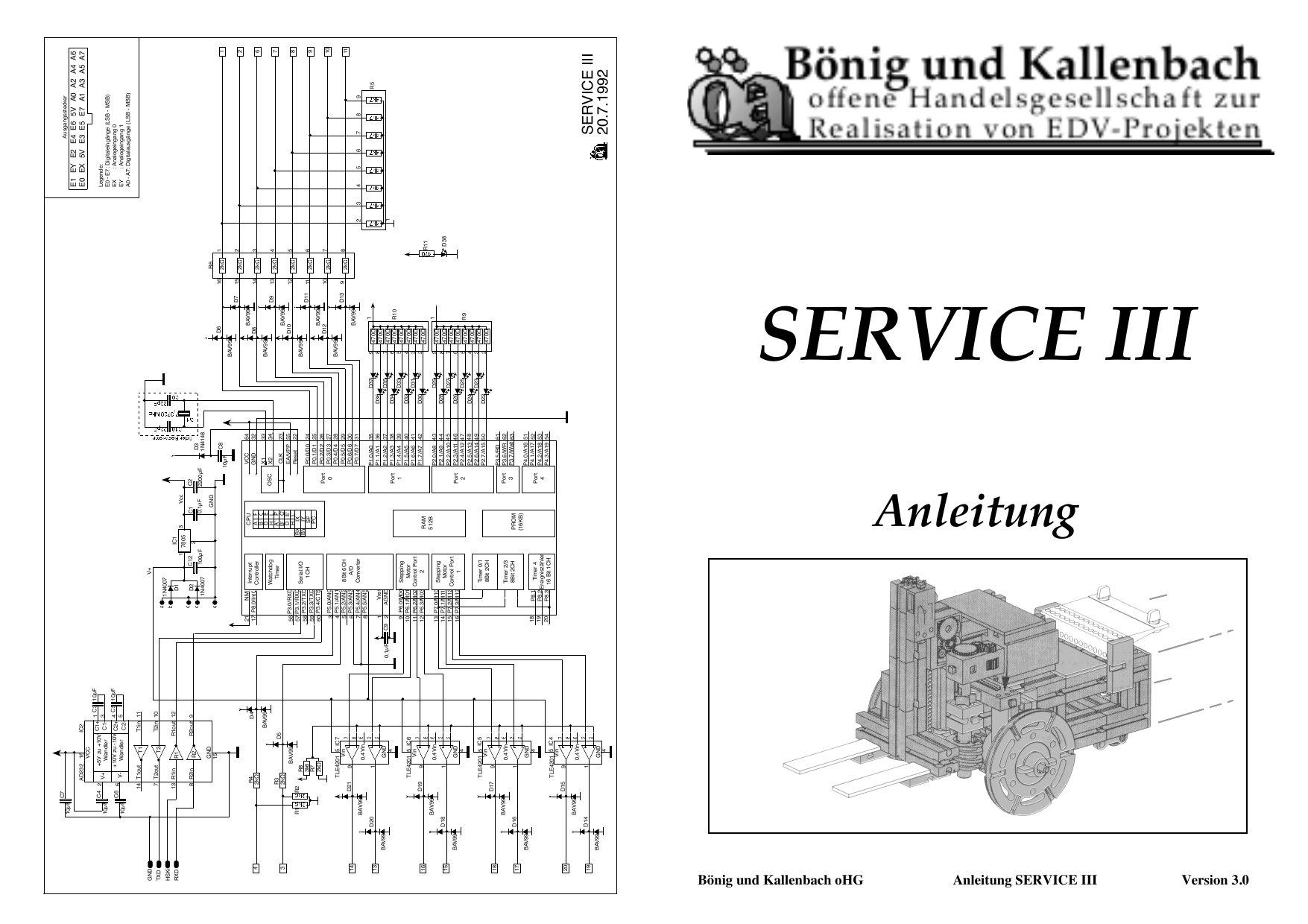 Anleitung SERVICE III