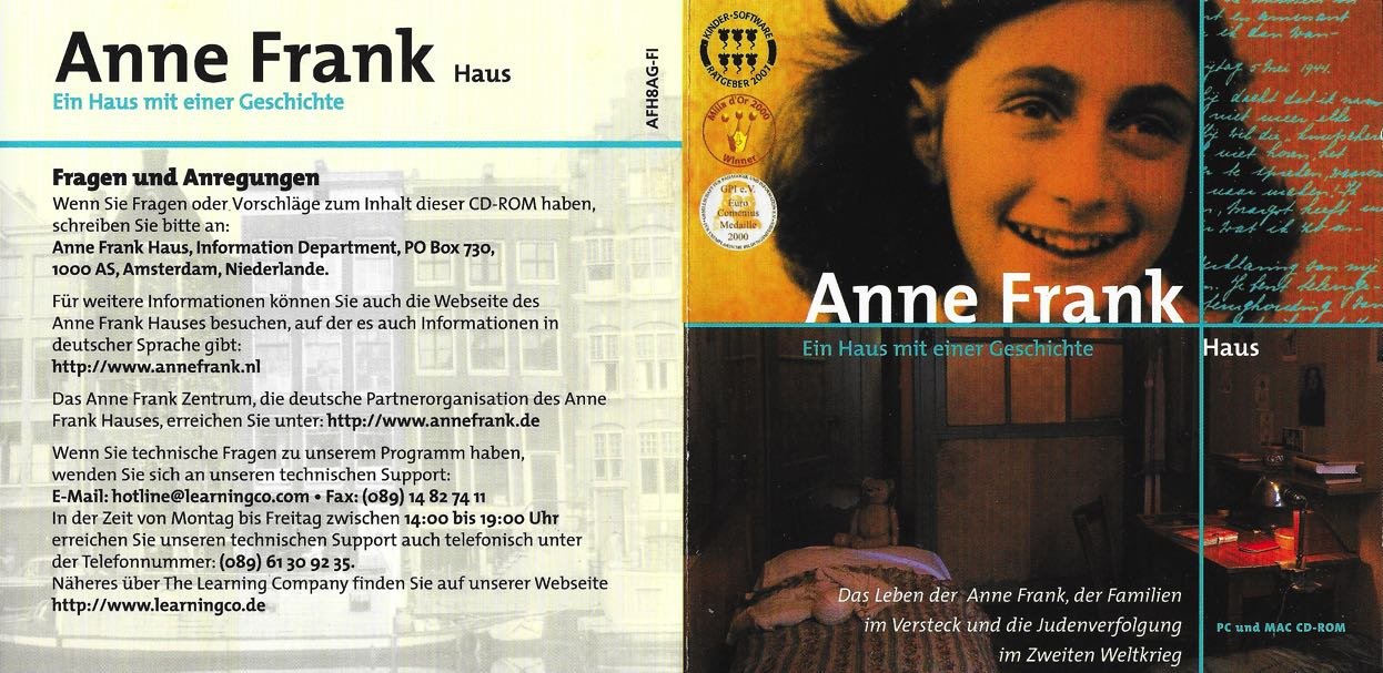 Anne Frank CDBooklet