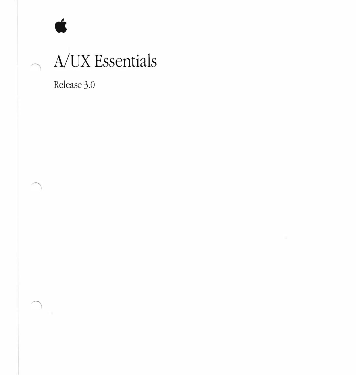 Apple A UX 30 Essentials