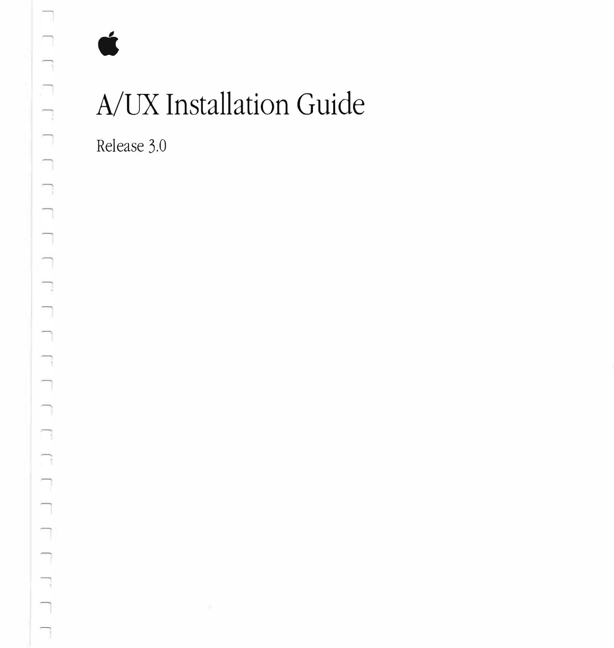 Apple A UX 30 Installation Guide