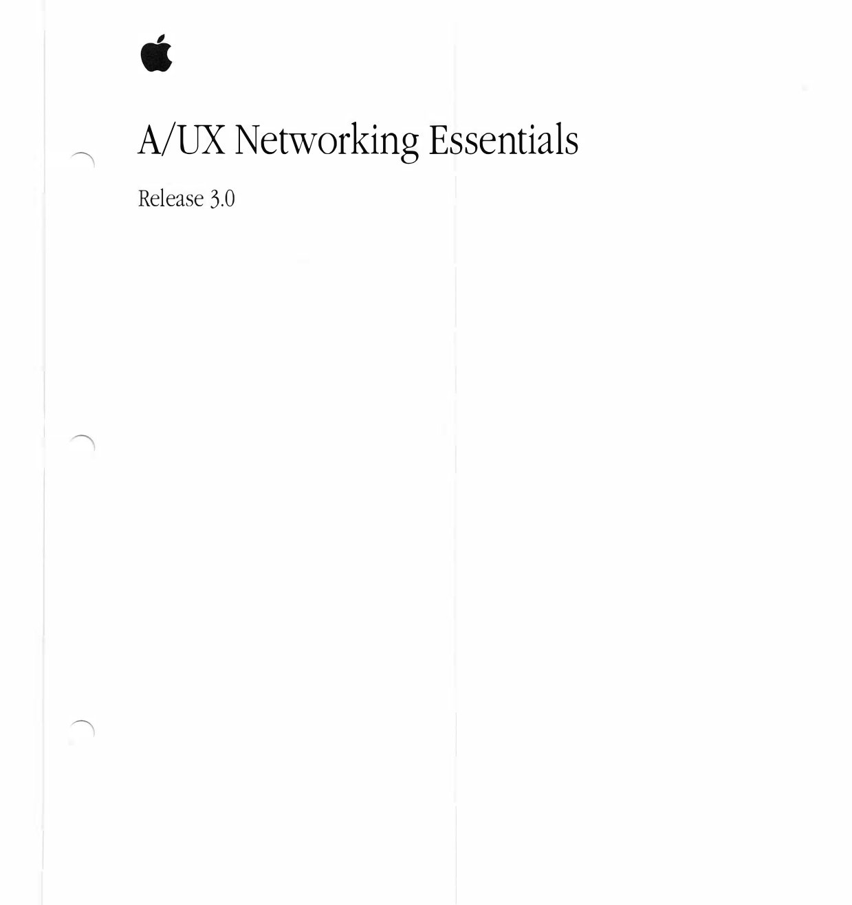 Apple A UX 30 Networking Essentials