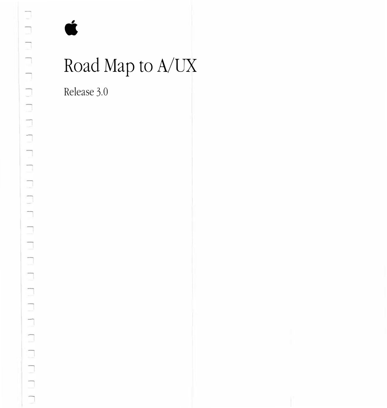 Apple A UX 30 Roadmap to A UX