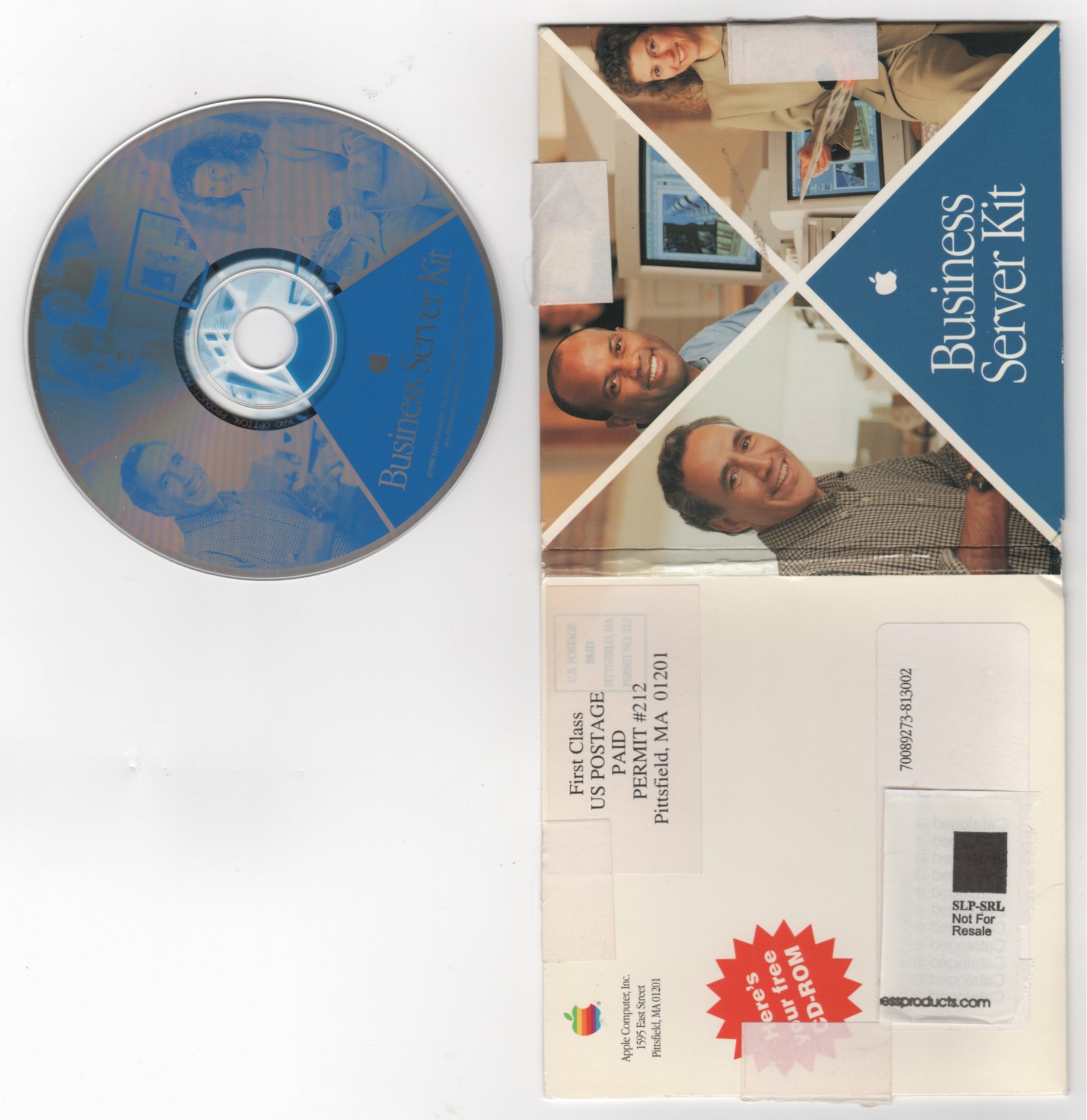 Apple Business Server Kit CD Cover Booklet Scan