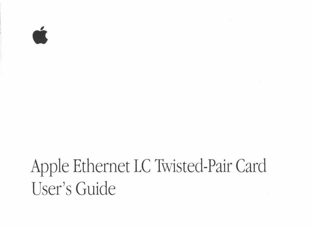 Apple Ethernet LC Twisted Pair Card