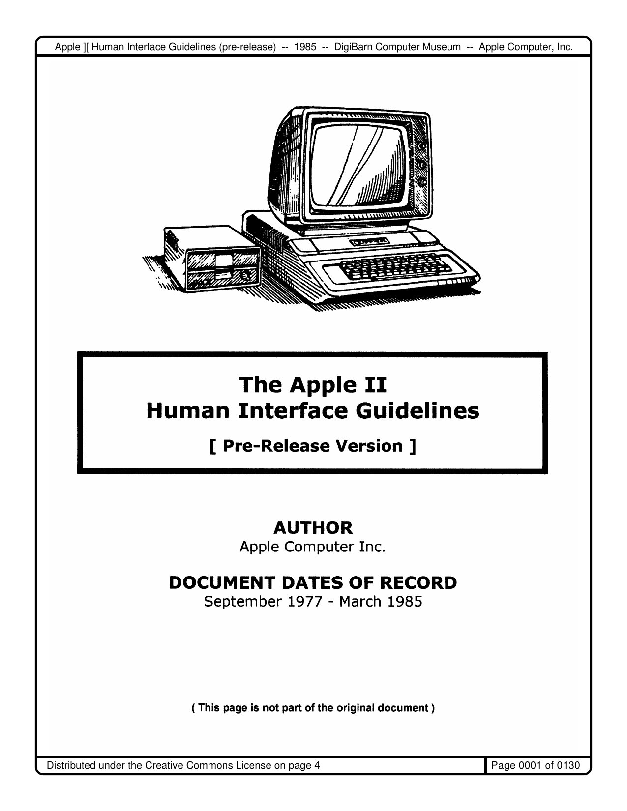 Apple II HIGuidelines 1985