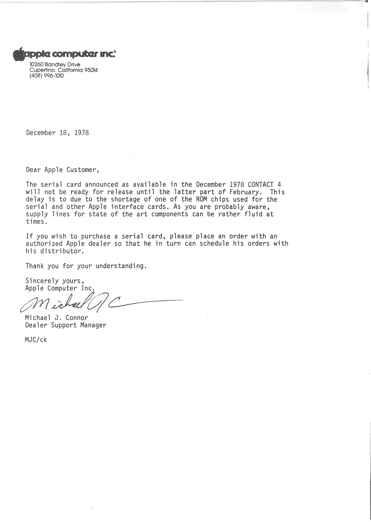 apple contact v4 197812 letter