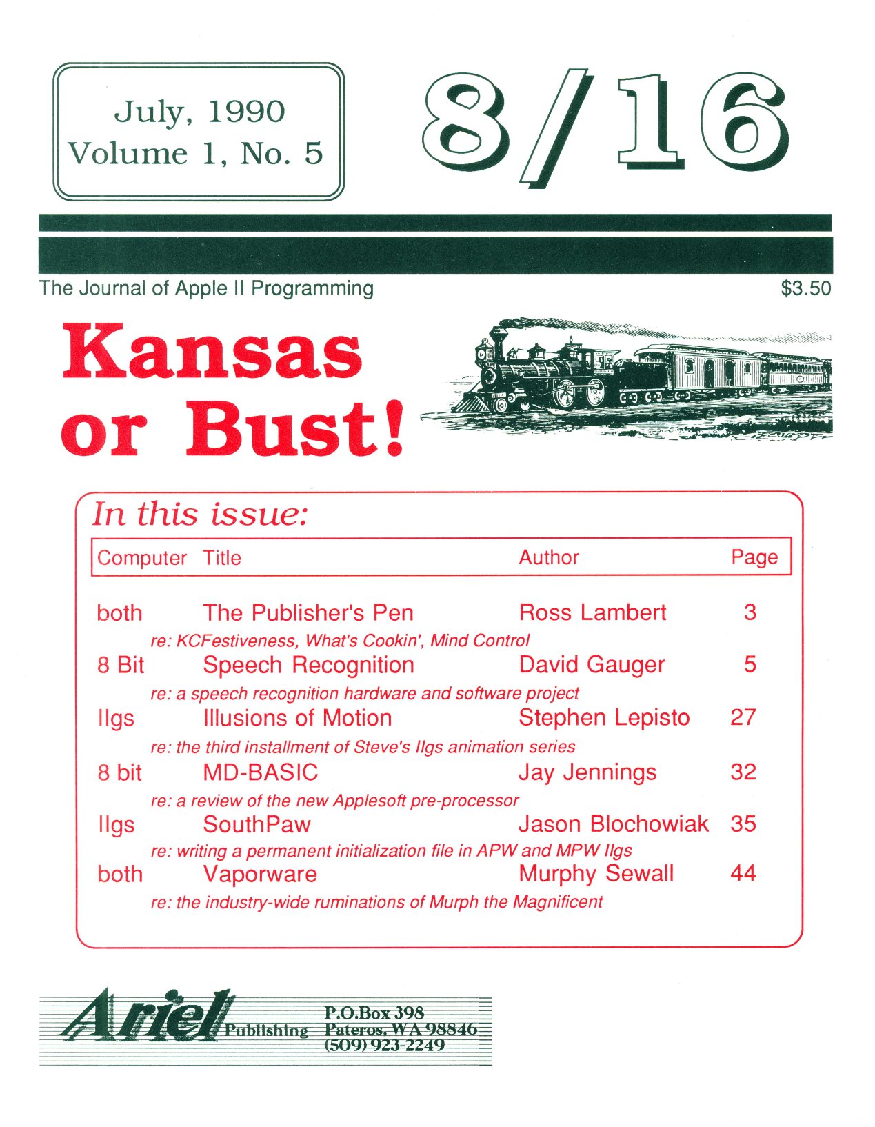 816 Vol 1 No 05 JUL 1990