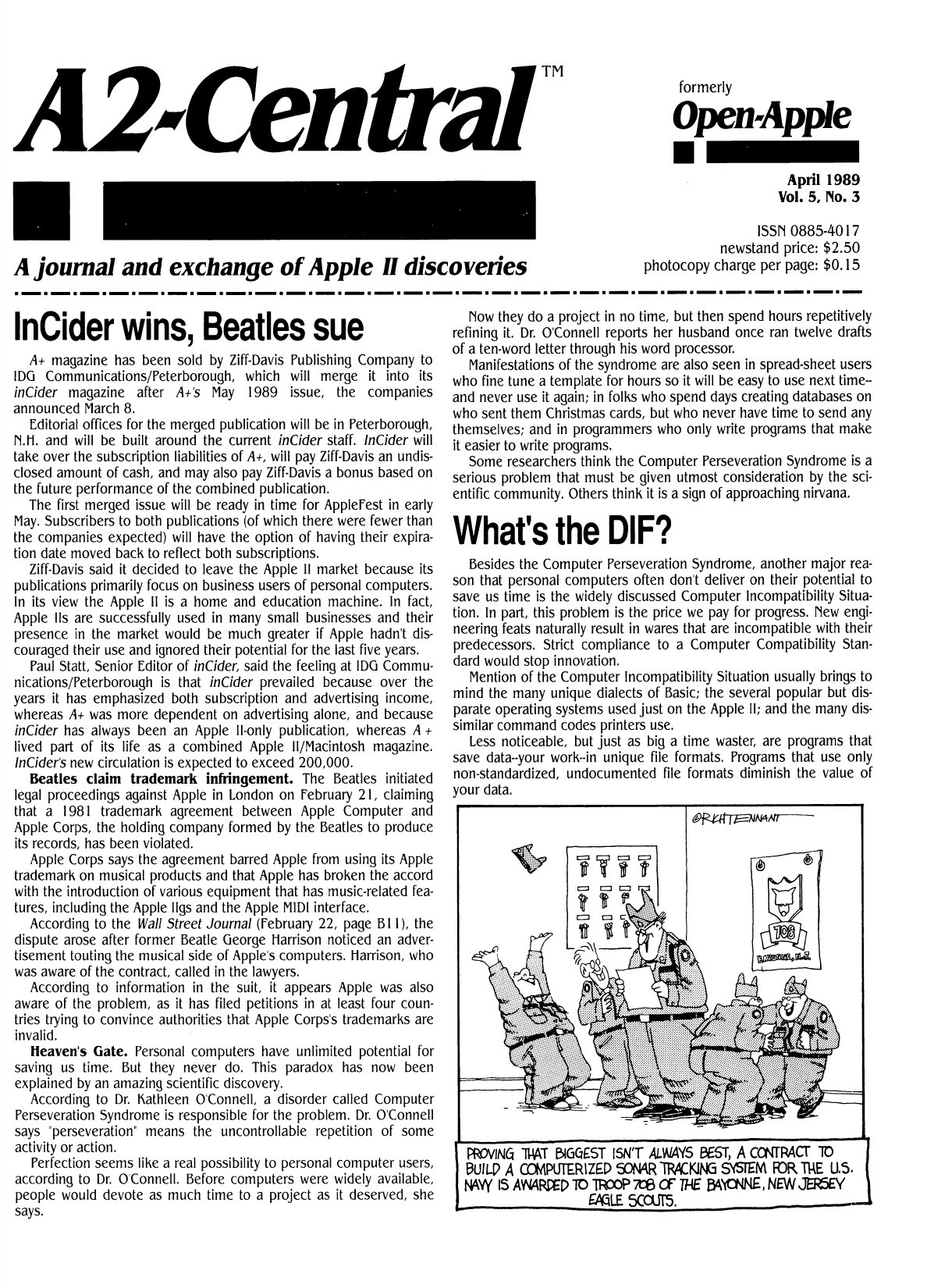 A2 Central 1989 04 April 1989 Vol 5 No 3