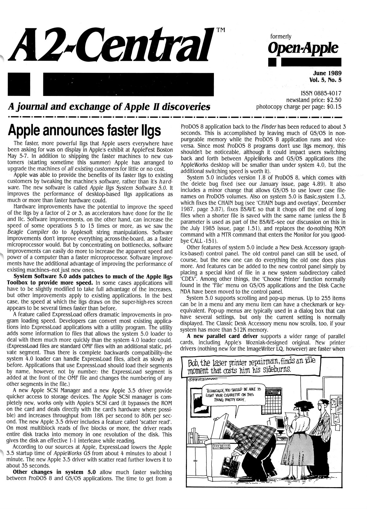 A2 Central 1989 06 June 1989 Vol 5 No 5