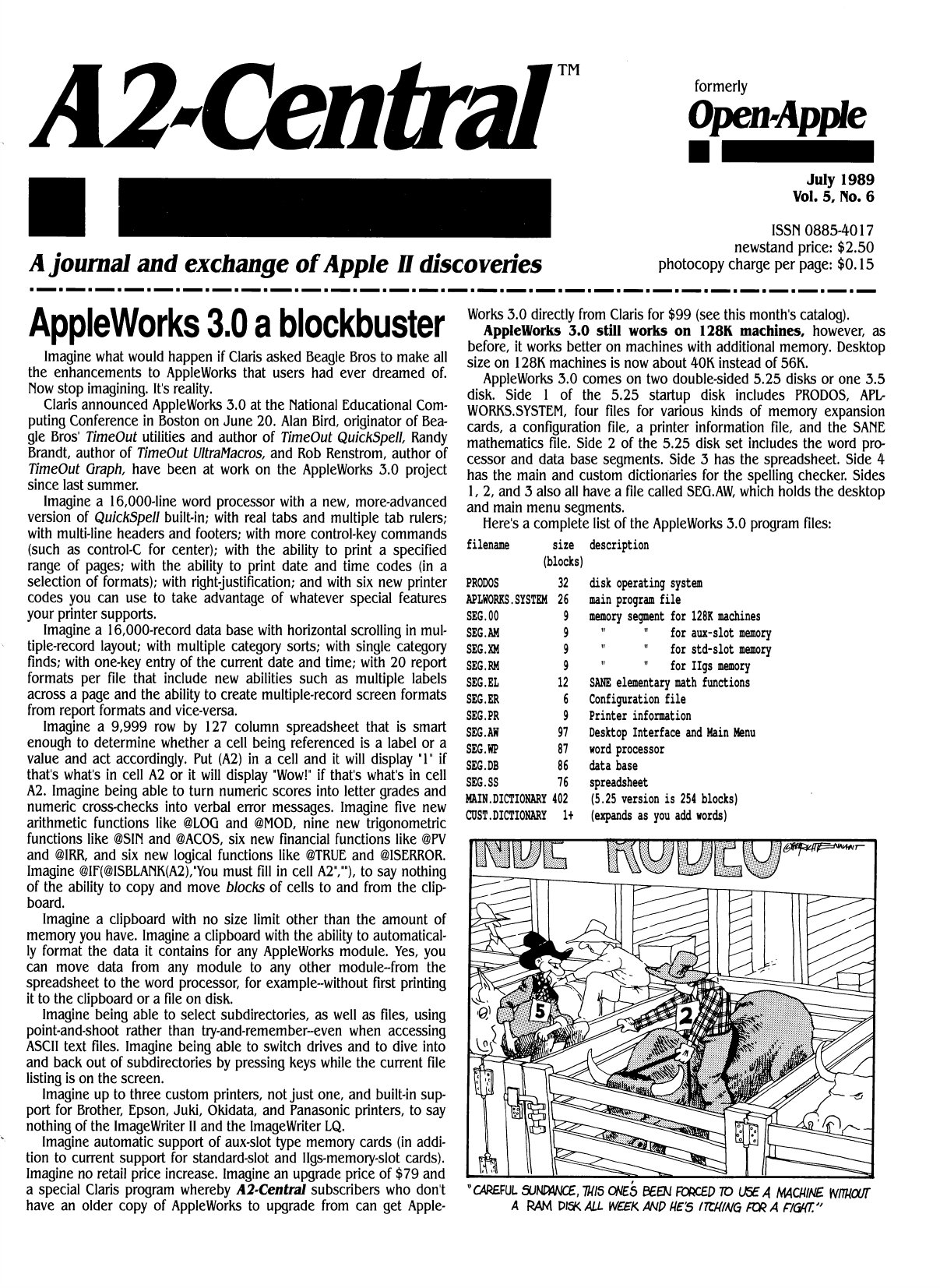 A2 Central 1989 07 July 1989 Vol 5 No 6