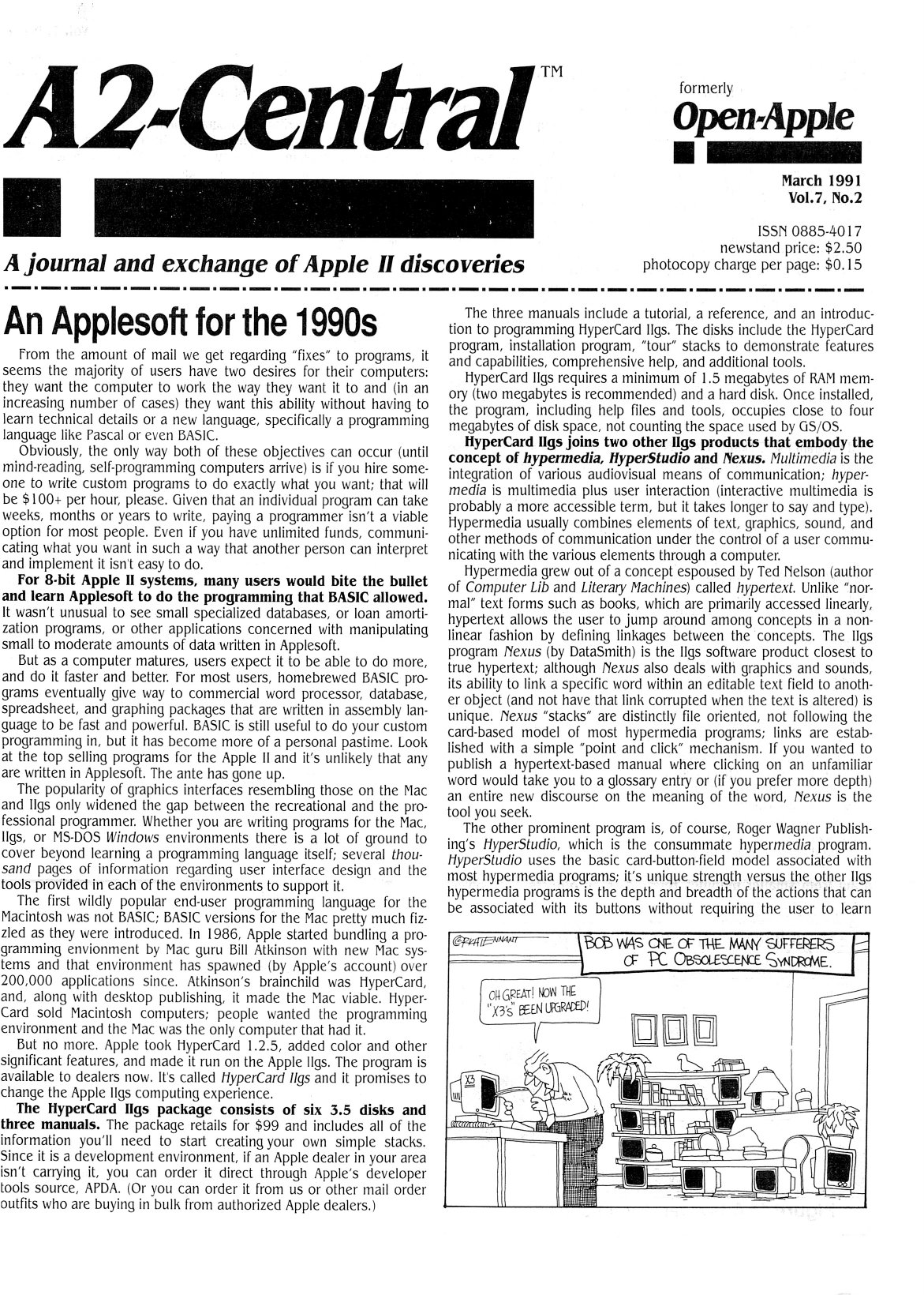 A2 Central 1991 03 March 1991 Vol 7 No 2