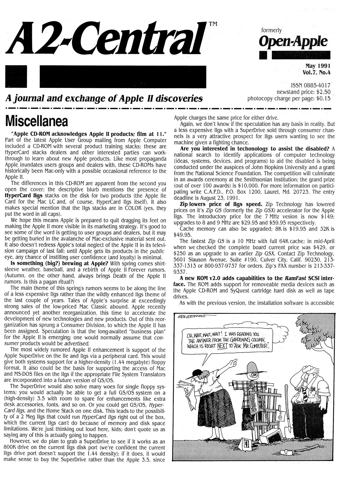 A2 Central 1991 05 May 1991 Vol 7 No 4