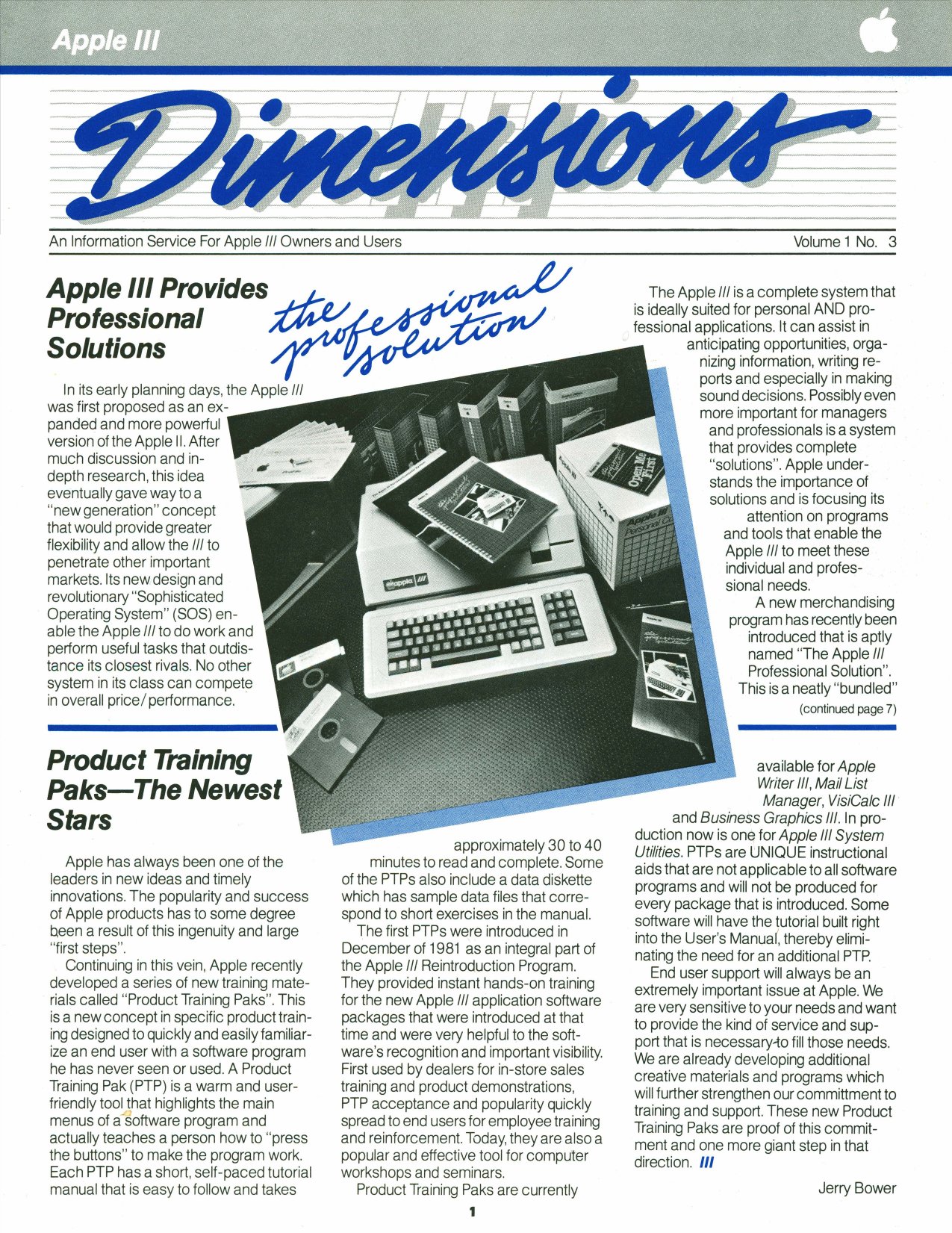 Apple III Dimensions v1n3