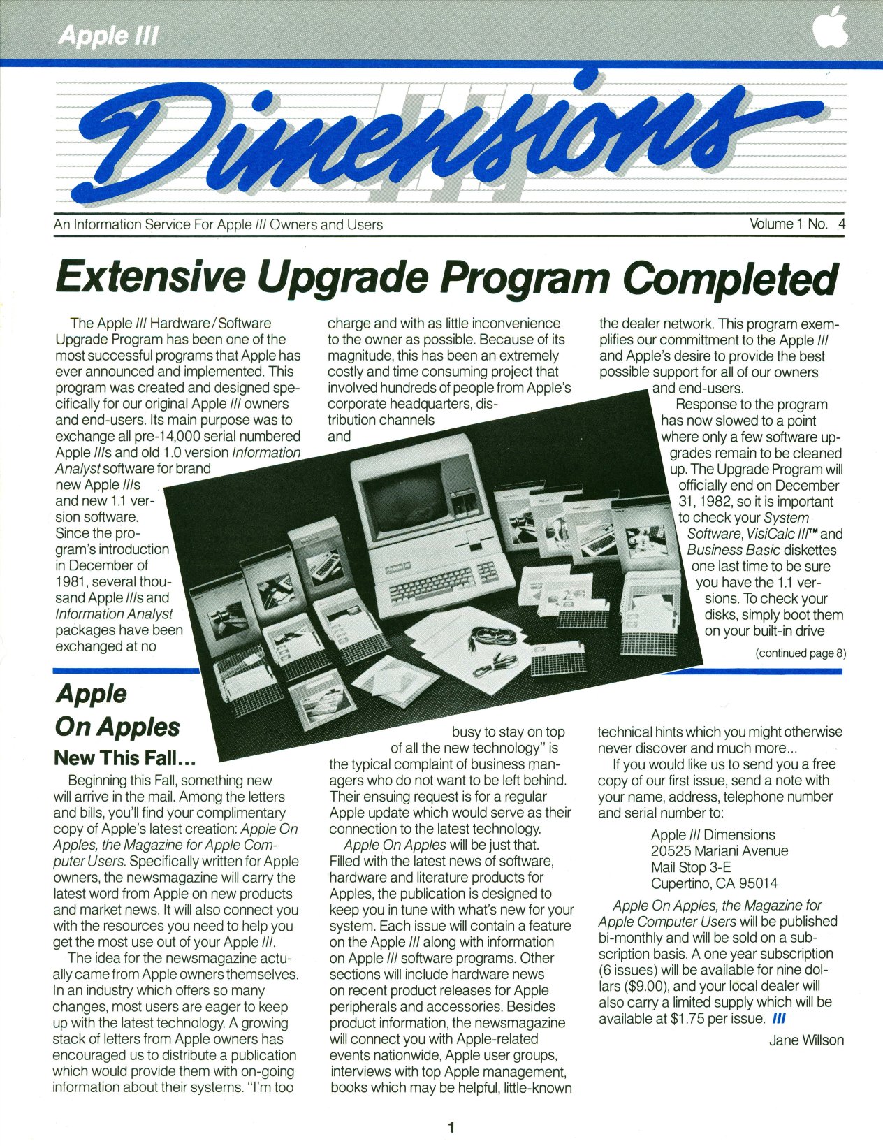 Apple III Dimensions v1n4