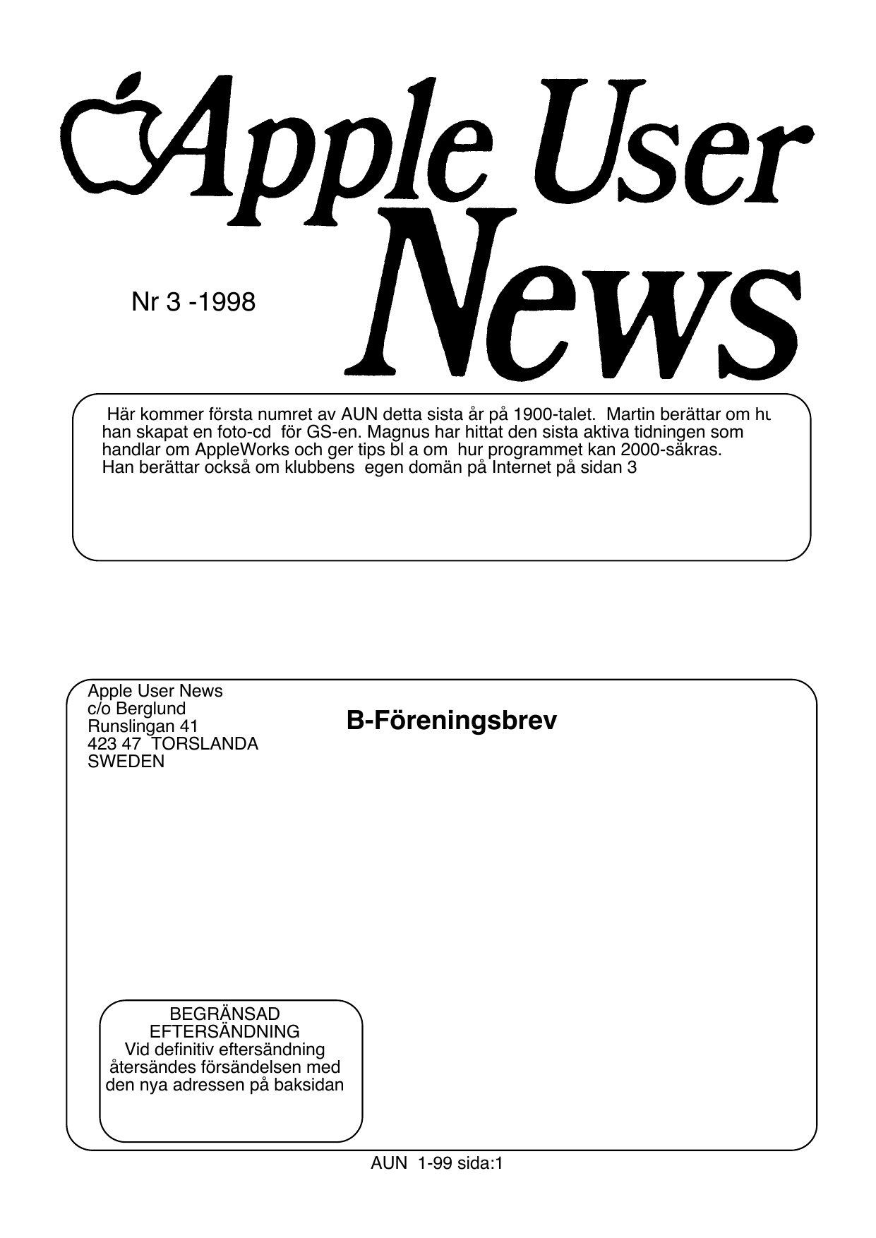 Apple User News 1 99