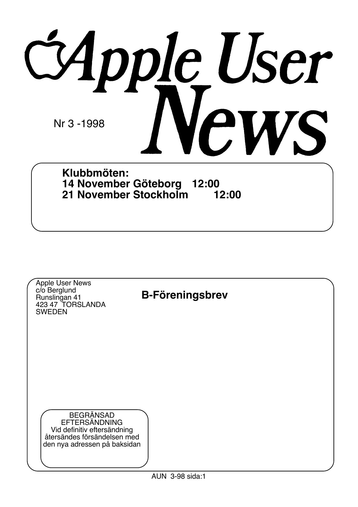 Apple User News 3 98