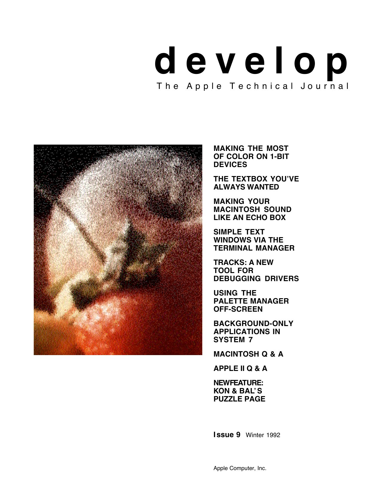 develop 09 9201 Winter 1992