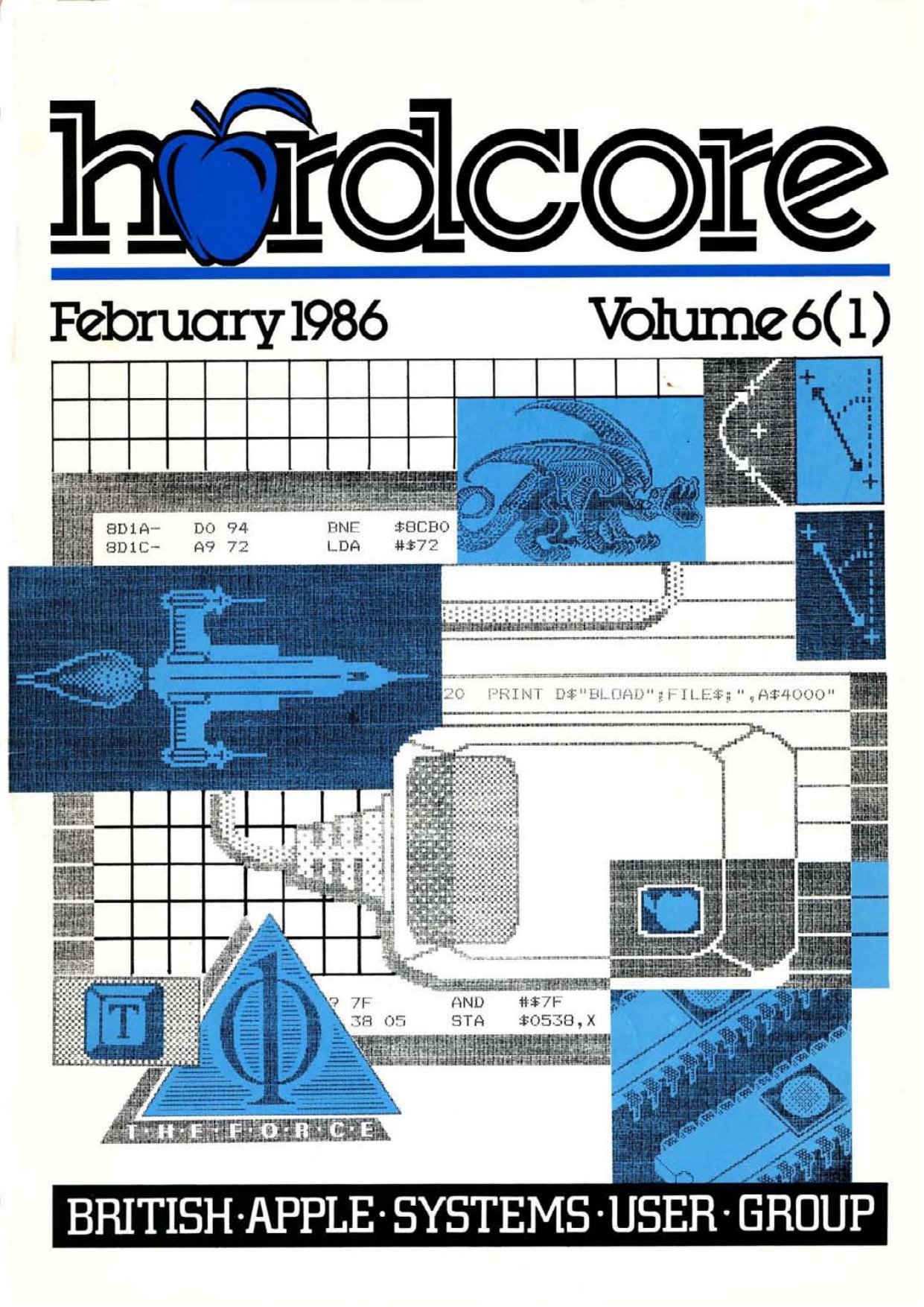 Hardcore Volume 6 No. 1 1986 02 BASUG GB
