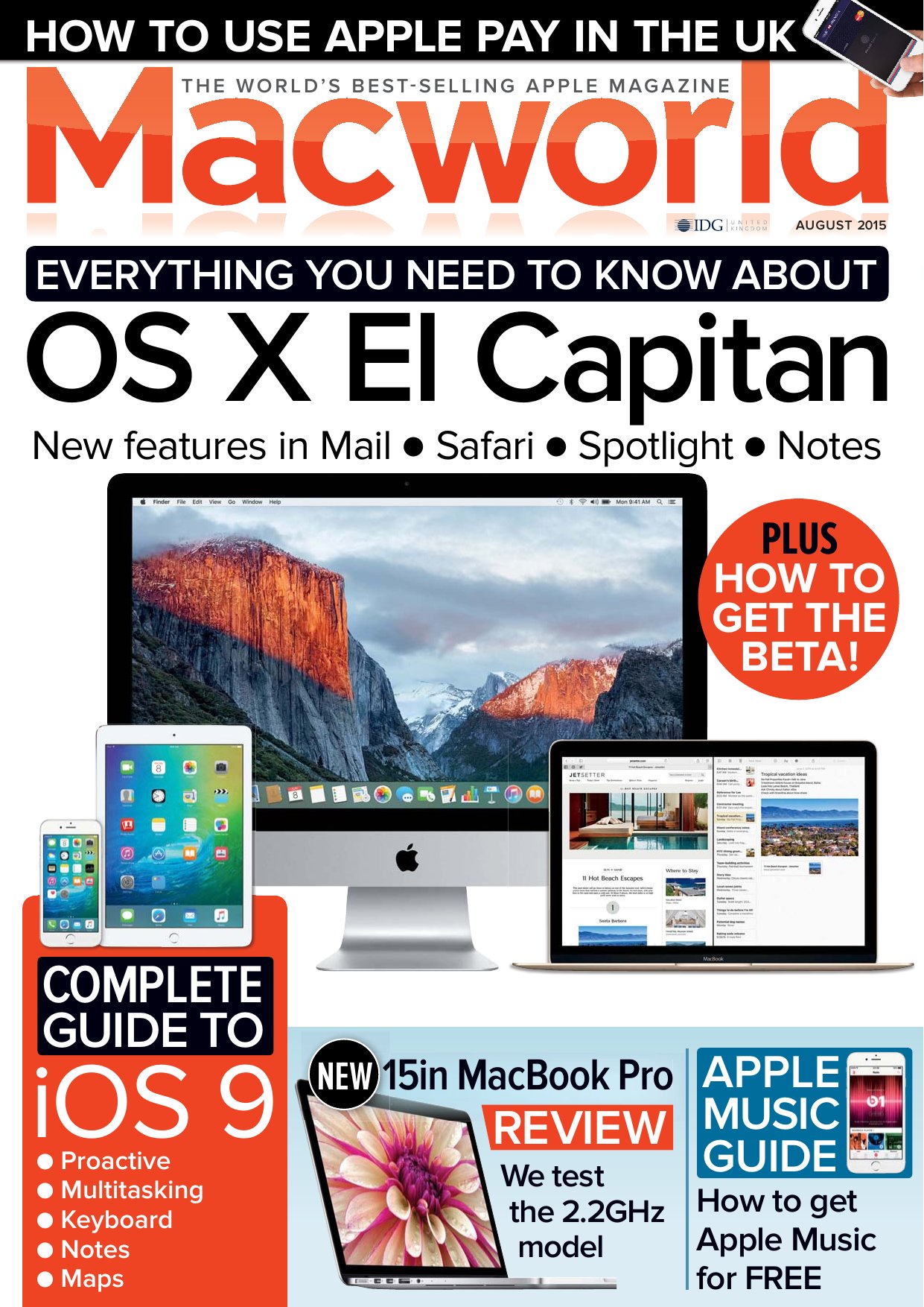 MacWorld August 2015 UK