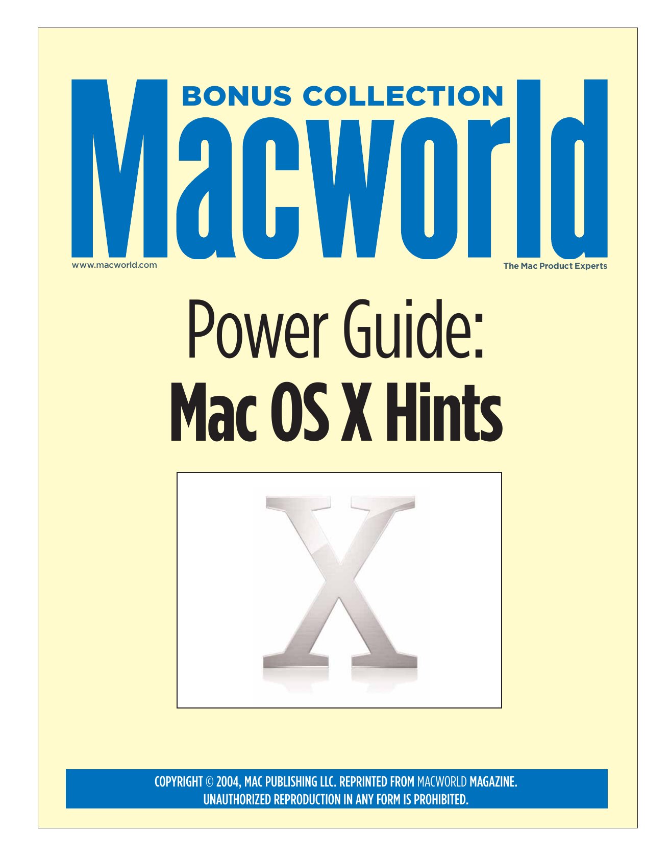 Macworld Guides OSXHintsPowerGuide