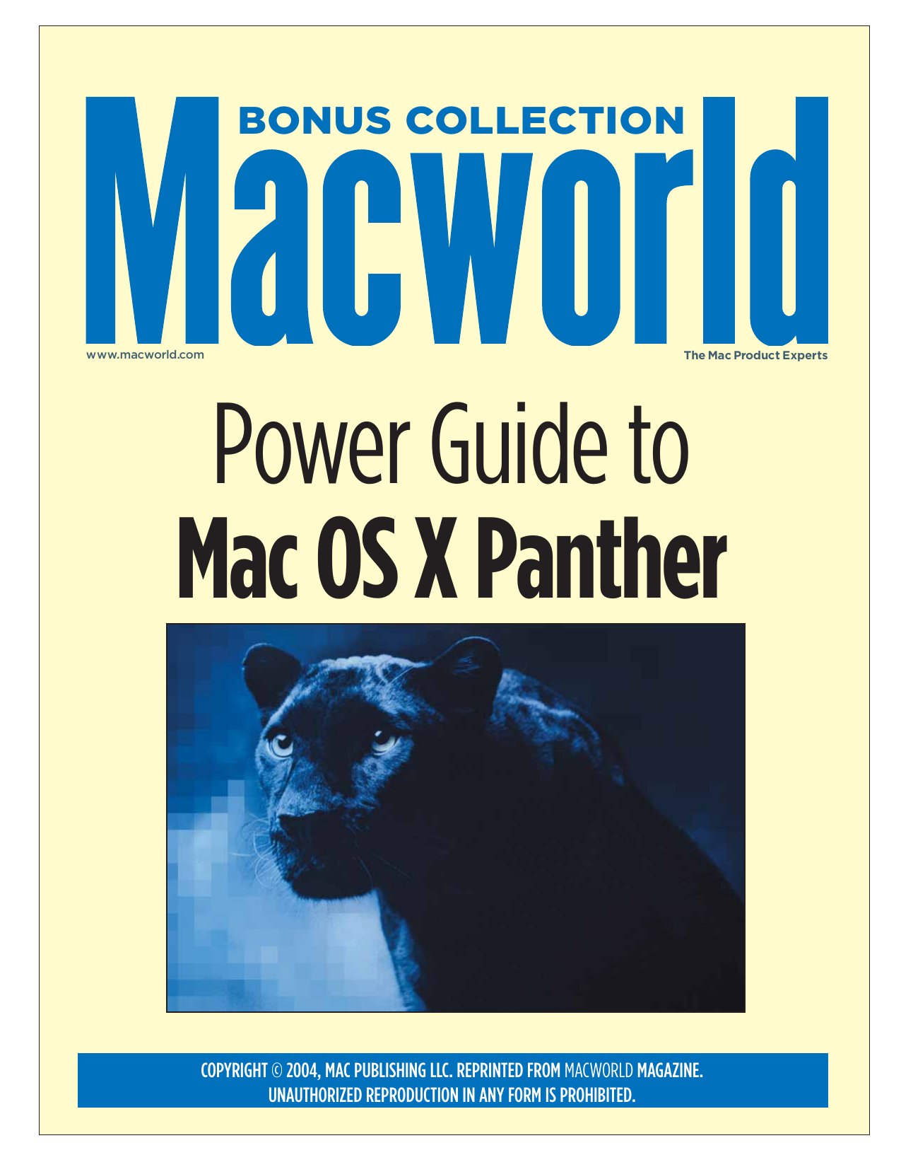 Macworld Guides PantherPowerGuide