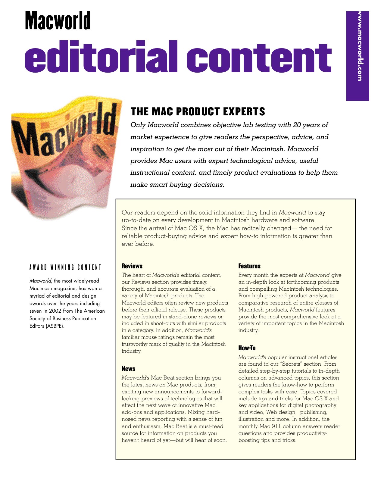 Macworld Guides printmediakit norates
