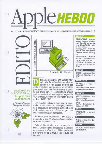 newsletter apple hebdo 46