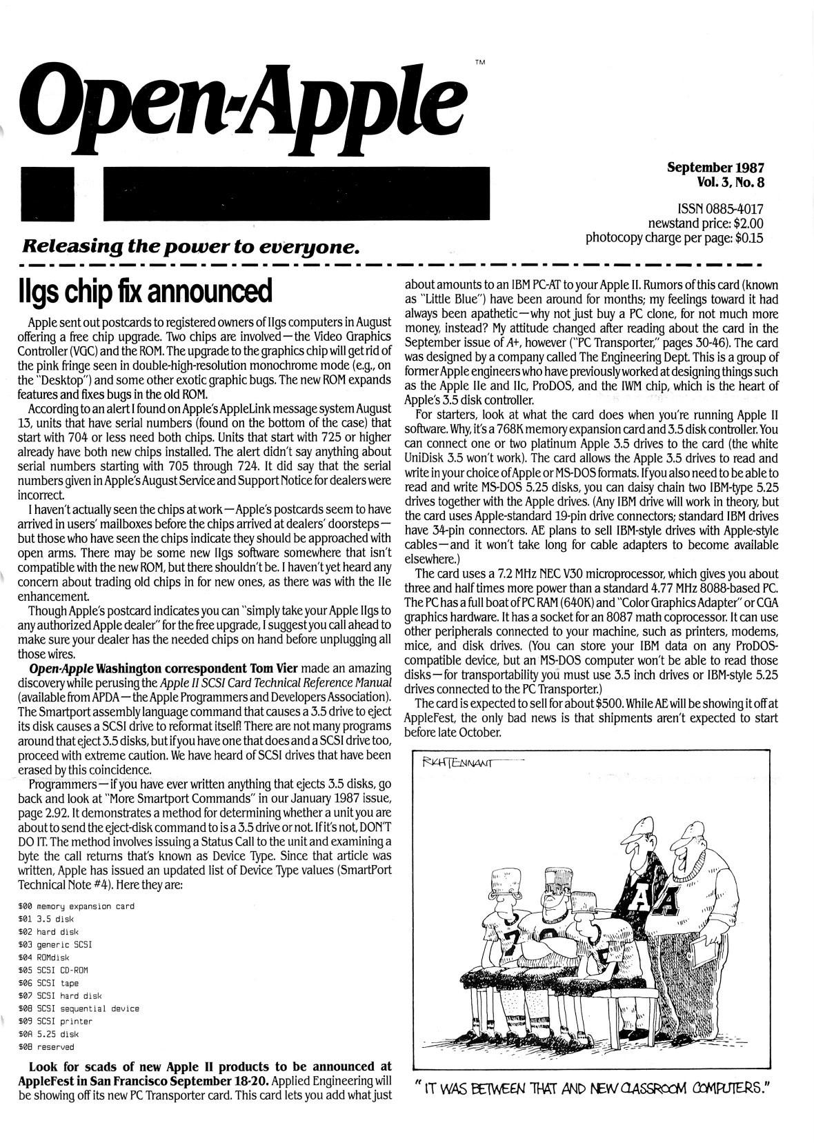 Open Apple 1987 09 September 1987 Vol 3 No 8