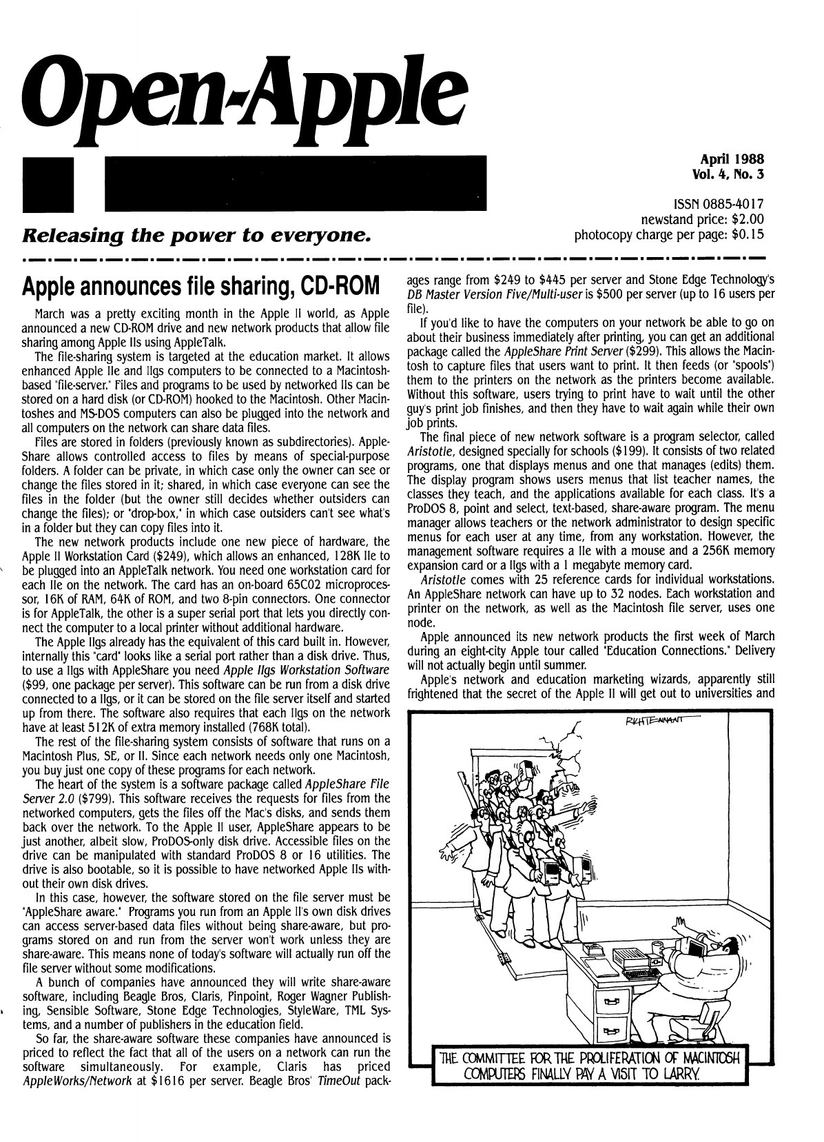 Open Apple 1988 04 April 1988 Vol 4 No 3