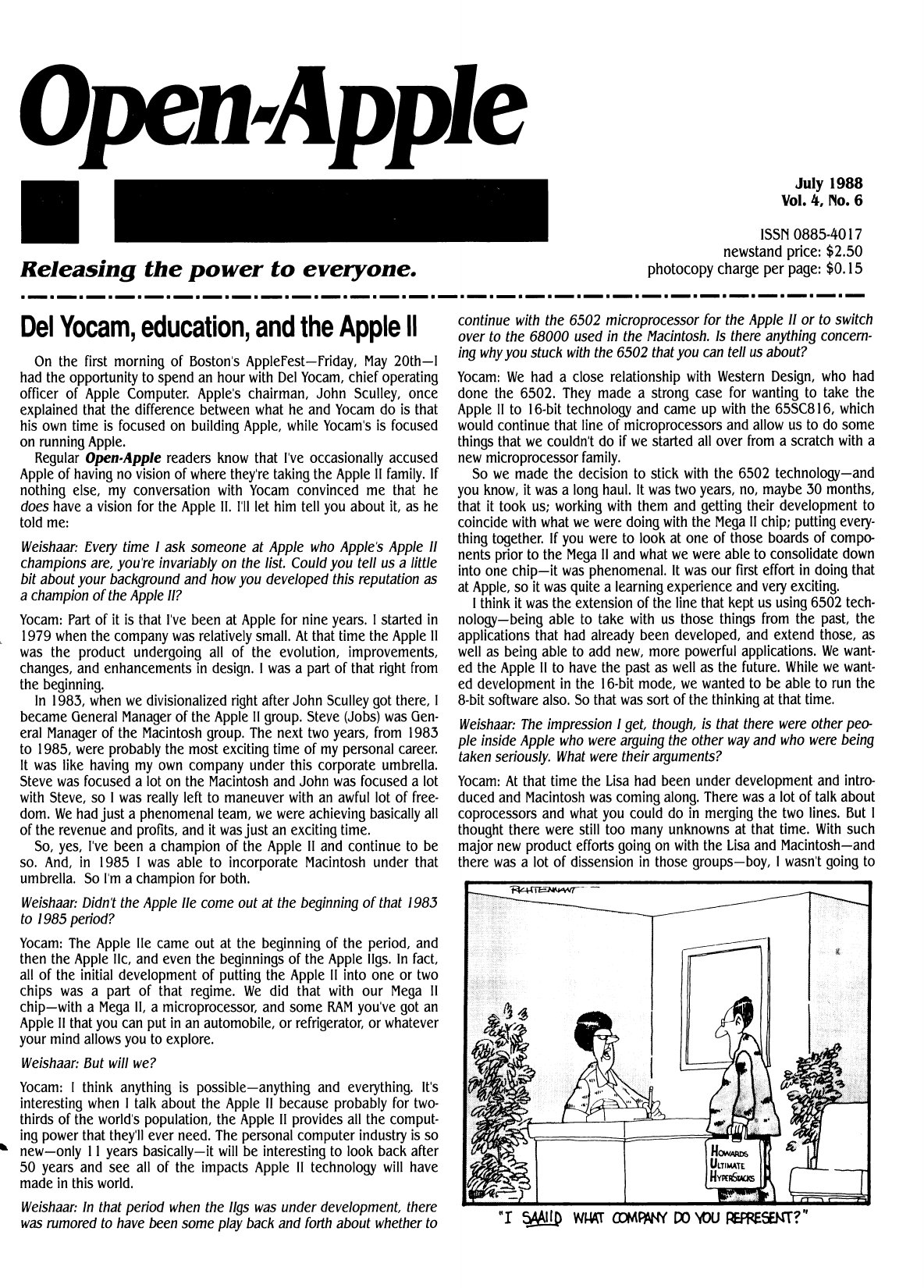 Open Apple 1988 07 July 1988 Vol 4 No 6