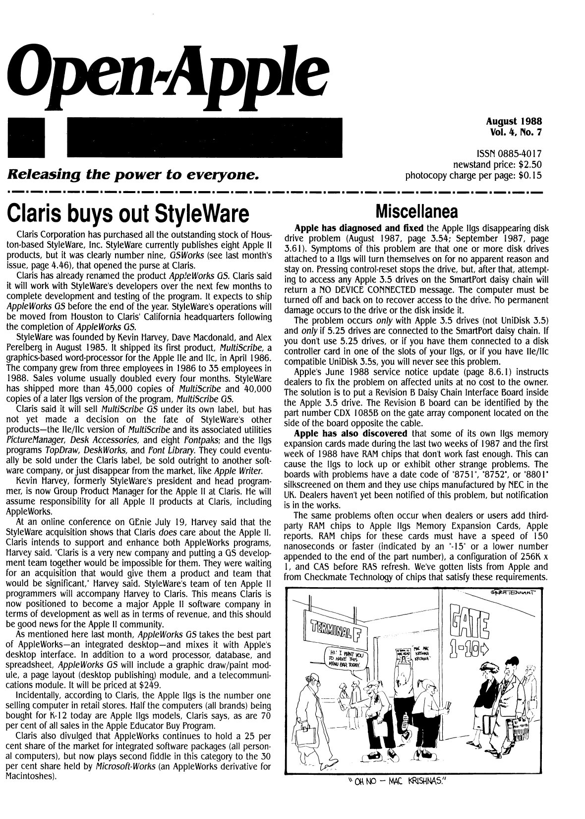 Open Apple 1988 08 August 1988 Vol 4 No 7