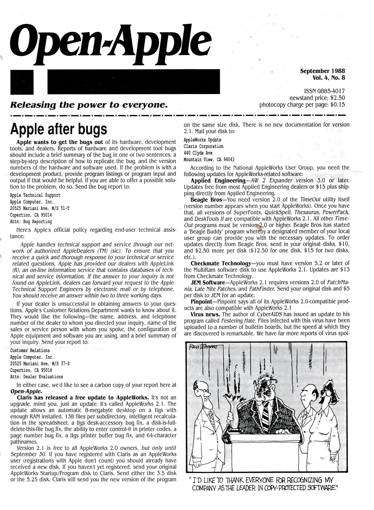 Open Apple 1988 09 September 1988 Vol 4 No 8