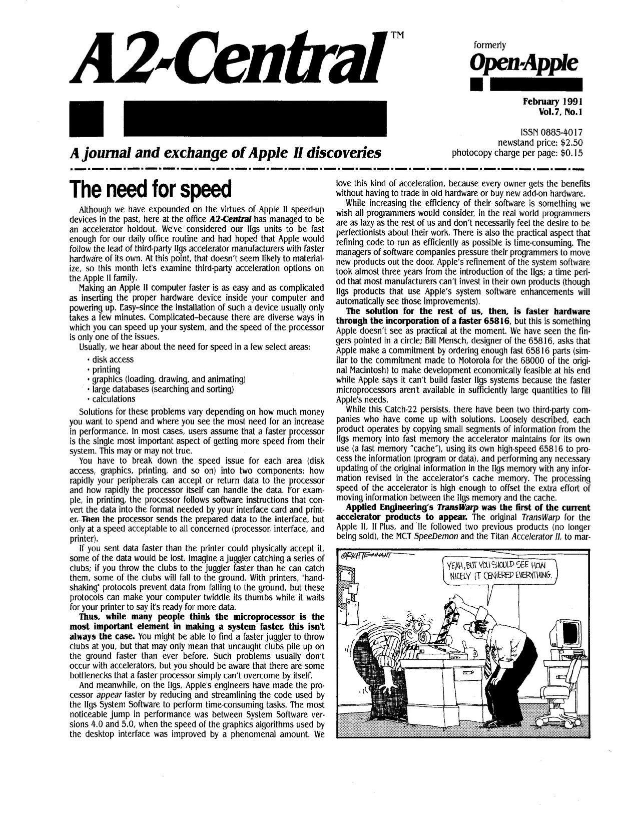 Open Apple 1991 02 February 1991 Vol 7 No 1