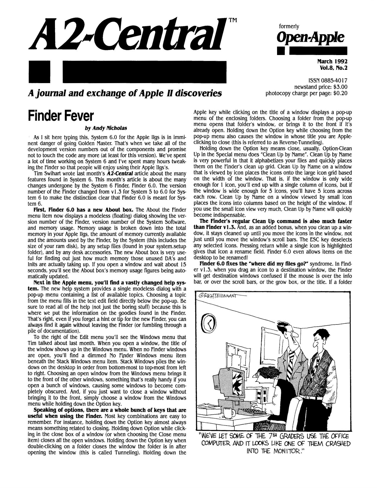Open Apple 1992 03 March 1992 Vol 8 No 2