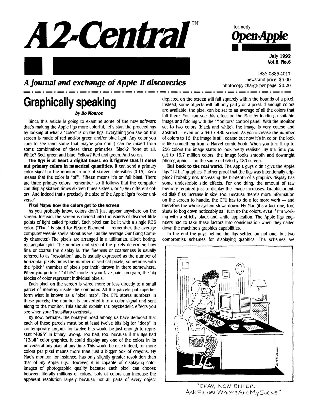 Open Apple 1992 07 July 1992 Vol 8 No 6