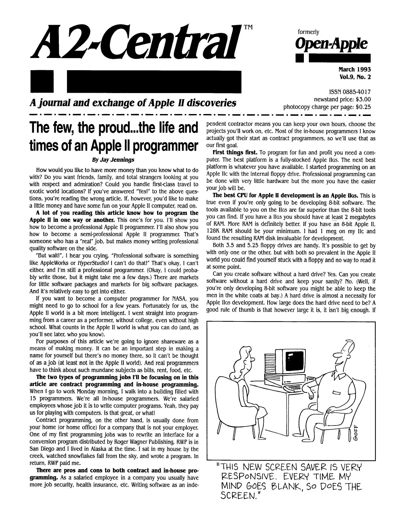 Open Apple 1993 03 March 1993 Vol 9 No 2