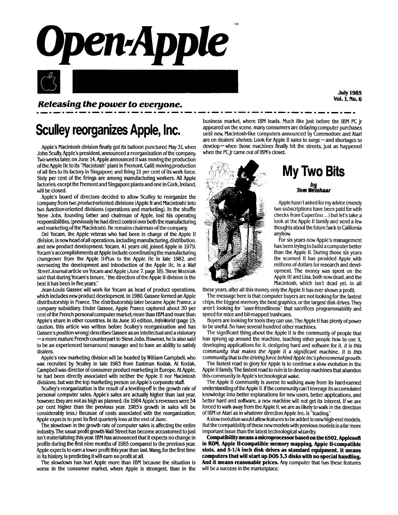 Open Apple Vol 1 No 06 JUL 1985
