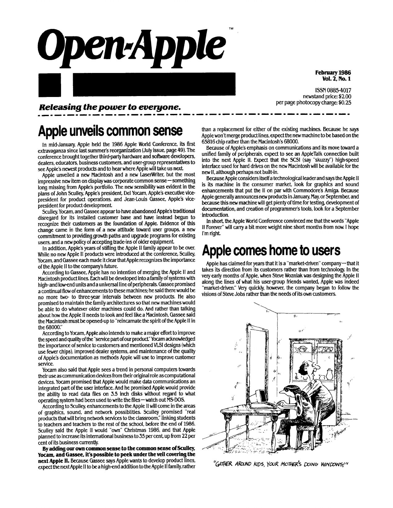 Open Apple Vol 2 No 01 FEB 1986