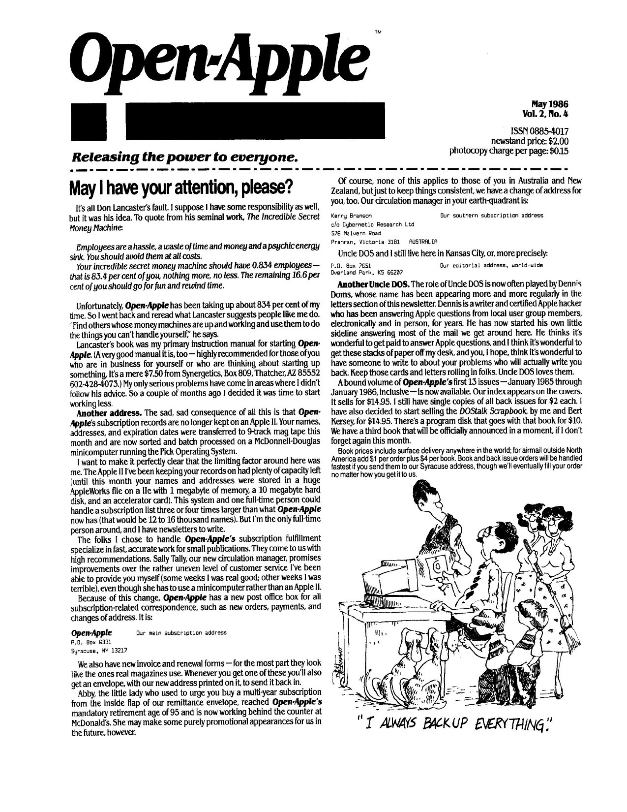 Open Apple Vol 2 No 04 MAY 1986