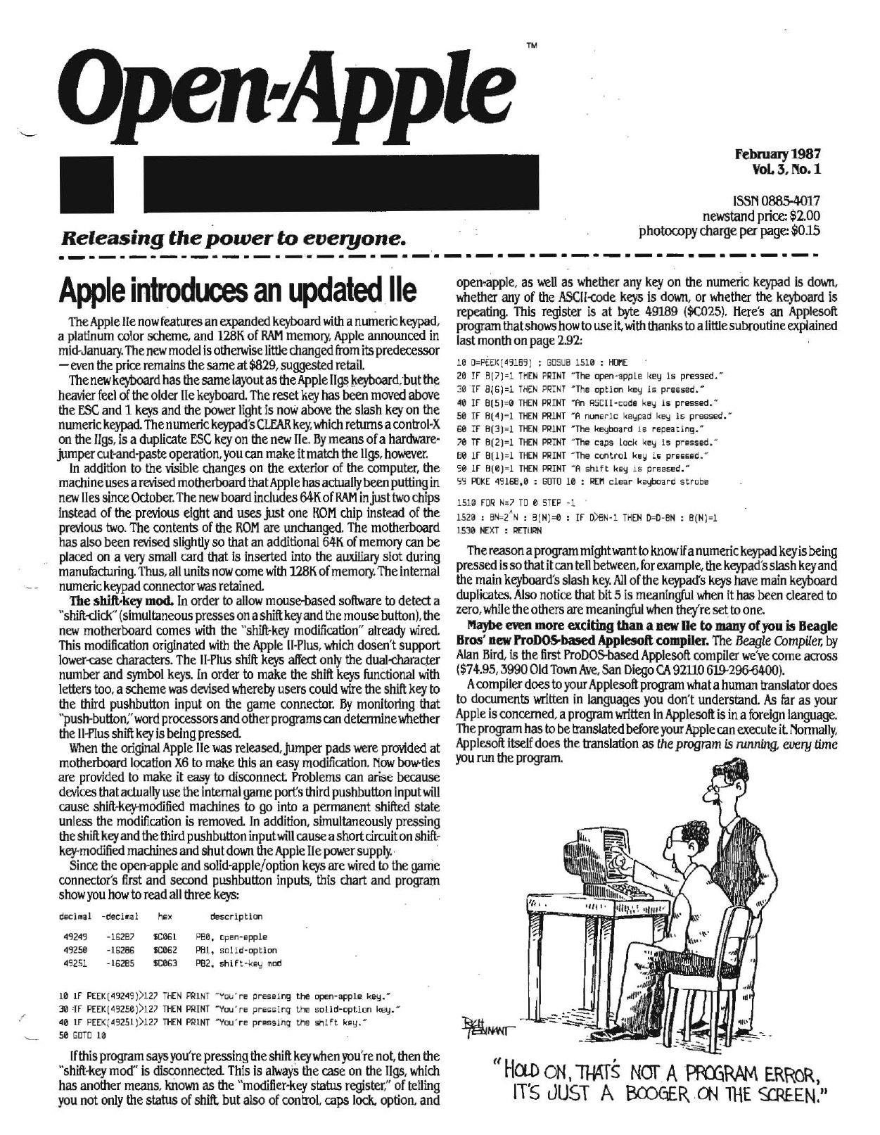 Open Apple Vol 3 No 01 FEB 1987