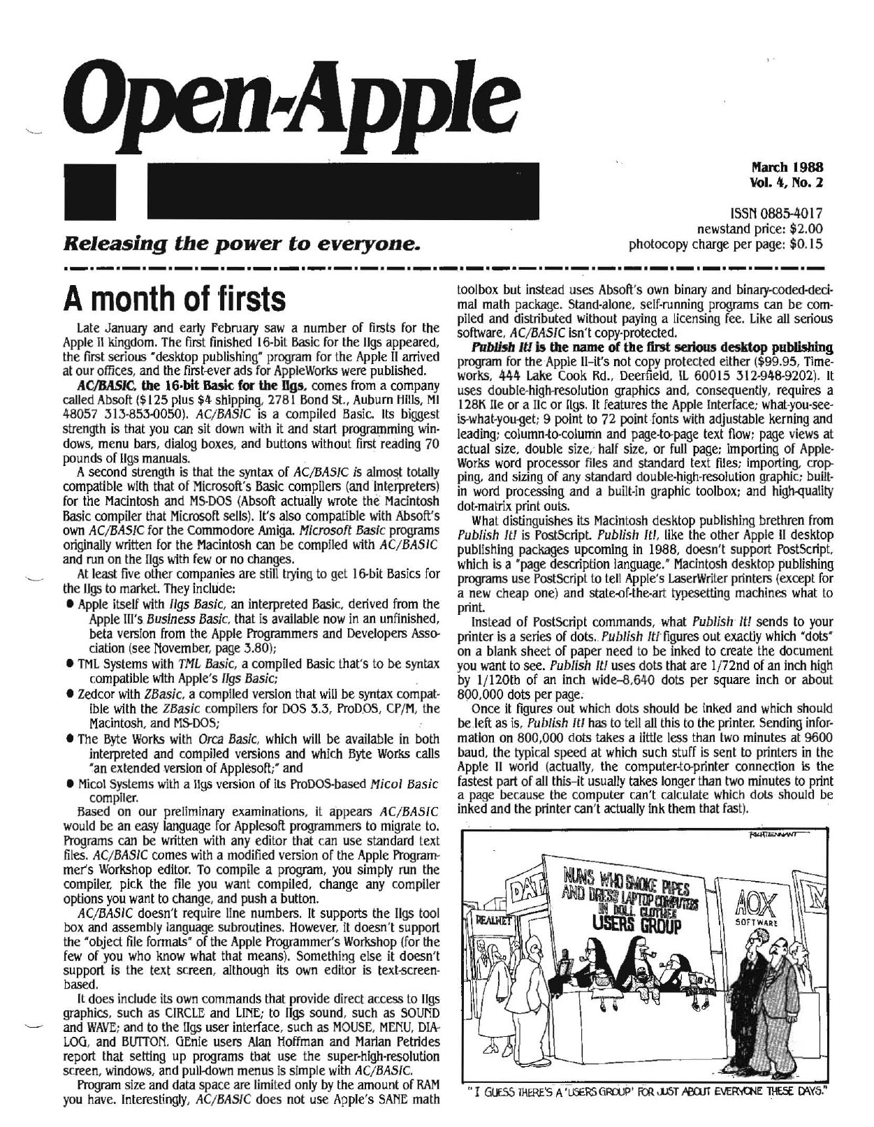 Open Apple Vol 4 No 02 MAR 1988