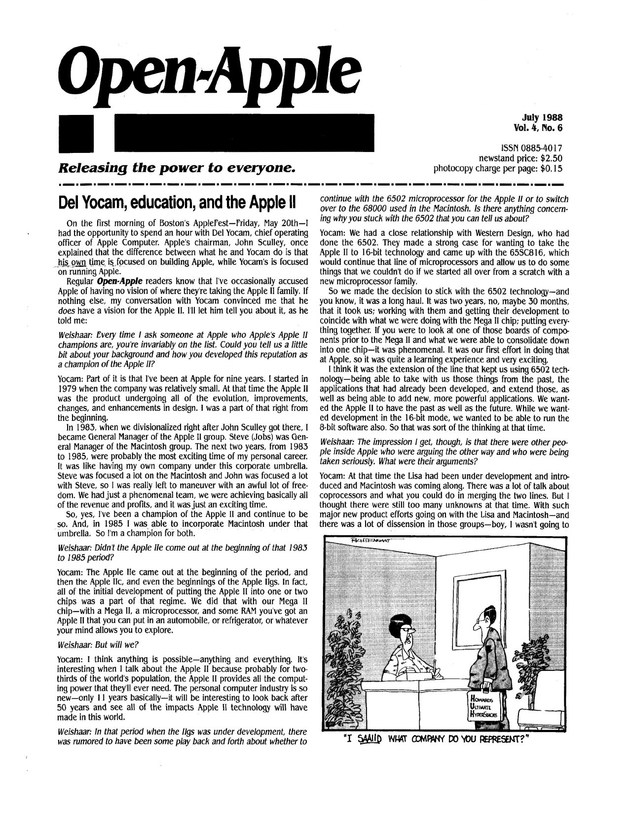 Open Apple Vol 4 No 06 JUL 1988